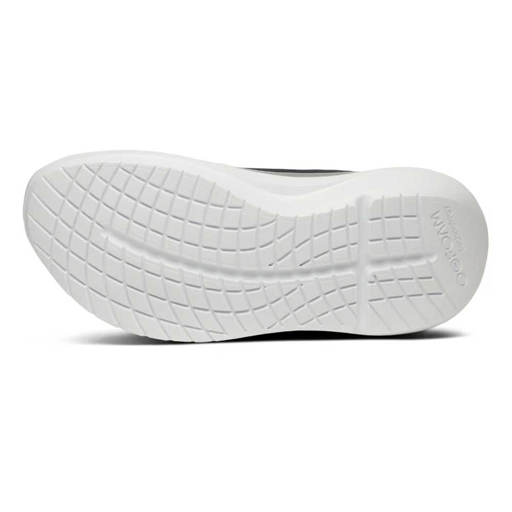 OOfos Men's OOmy Stride Recovery Shoe - White/Black - Regular (D)