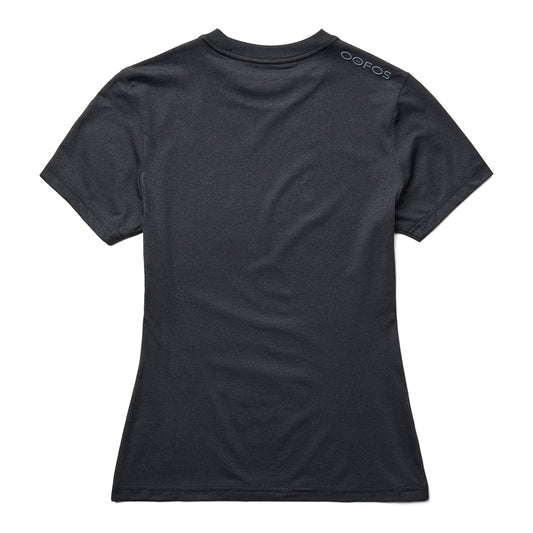 OOfos Women's COOl Down T Shirt - Dark Gray Heather