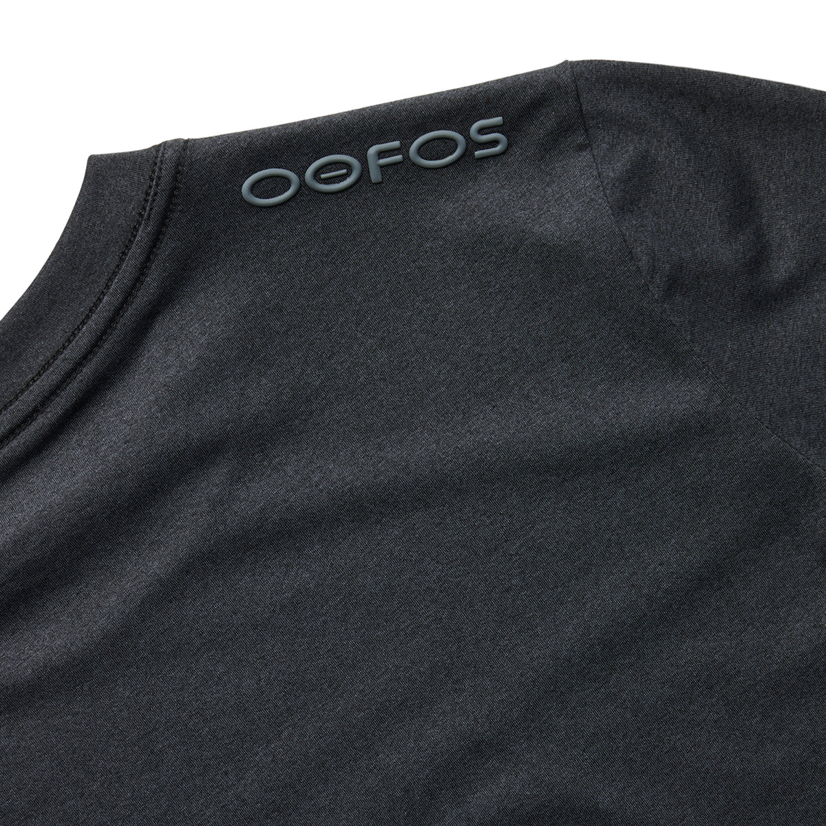OOfos Women's COOl Down T Shirt - Dark Gray Heather