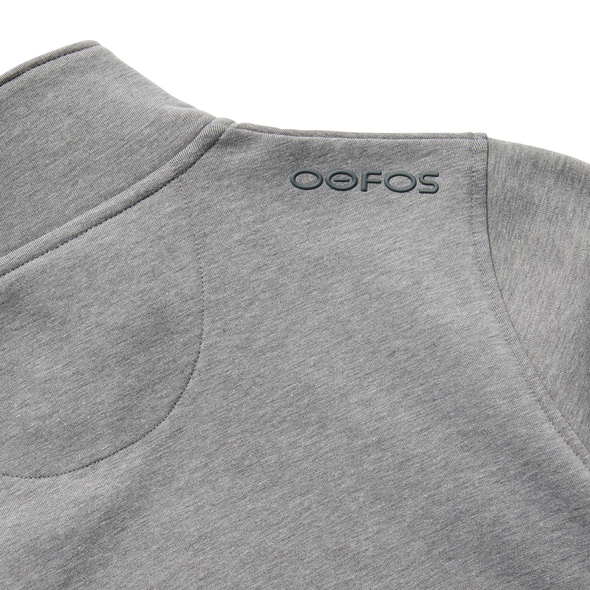OOfos Men's COOl Down ¼ Zip - Gray Heather