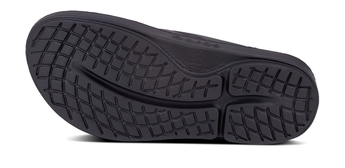 OOfos Men's OOriginal Sandal - Black