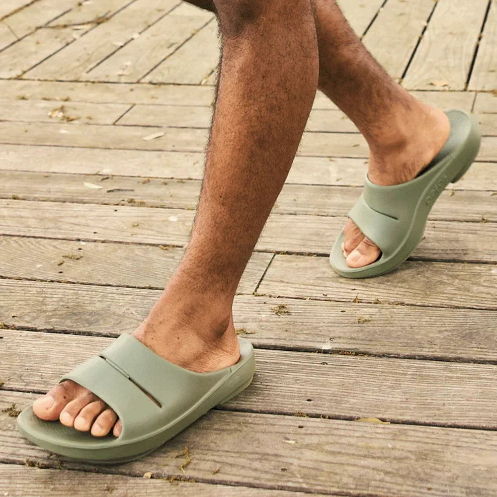 OOfos All Gender OOahh Slide - Foliage - Regular (D)