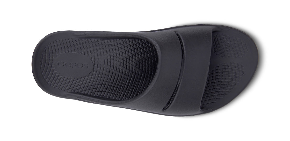 OOfos Men's OOahh Slide Sandal - Black