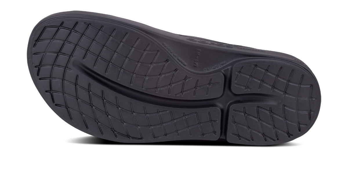 OOfos Men's OOahh Slide Sandal - Black