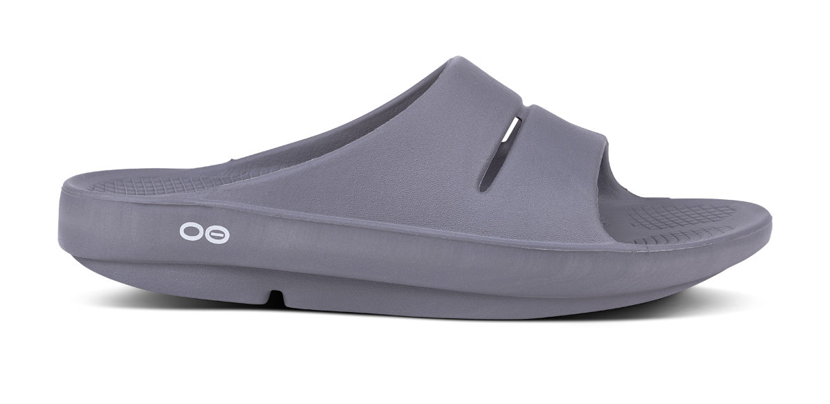 OOfos Men's OOahh Slide Sandal - Slate