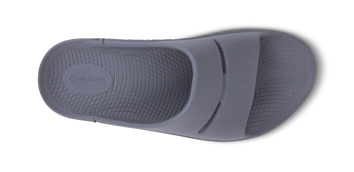 OOfos Men's OOahh Slide Sandal - Slate