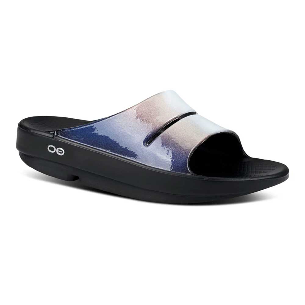 OOfos Women's OOahh Luxe Slide- Calypso