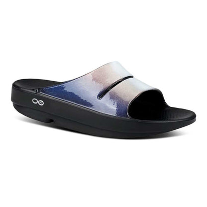OOfos Women's OOahh Luxe Slide- Calypso
