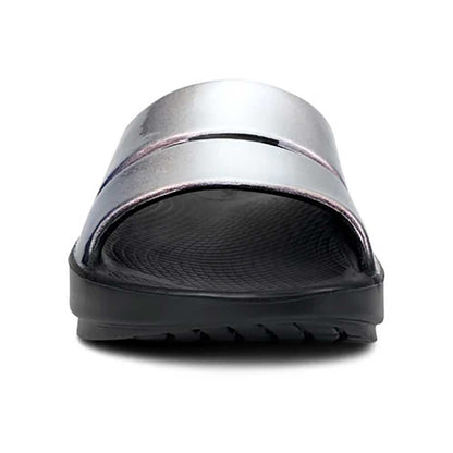 OOfos Women's OOahh Luxe Slide- Calypso