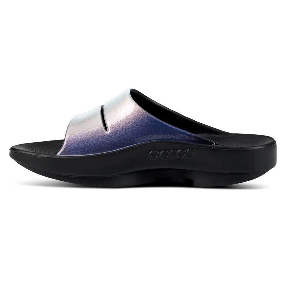 OOfos Women's OOahh Luxe Slide- Calypso