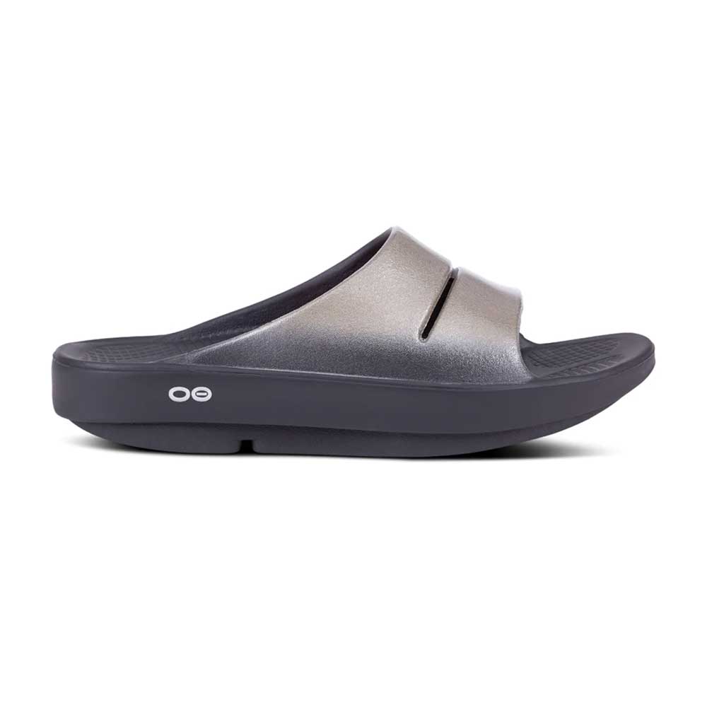 OOfos Women's OOahh Luxe Slide - Latte - Regular (B)