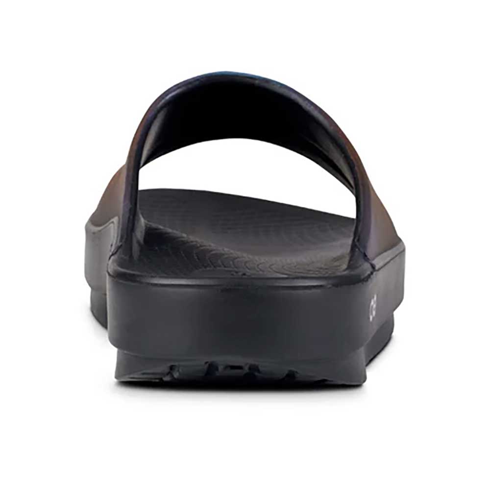 OOfos Women's OOahh Luxe Slide - Midnight Spectre - Regular (B)