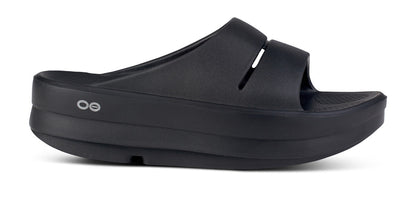 OOfos Women's OOmega OOahh Sandal - Black