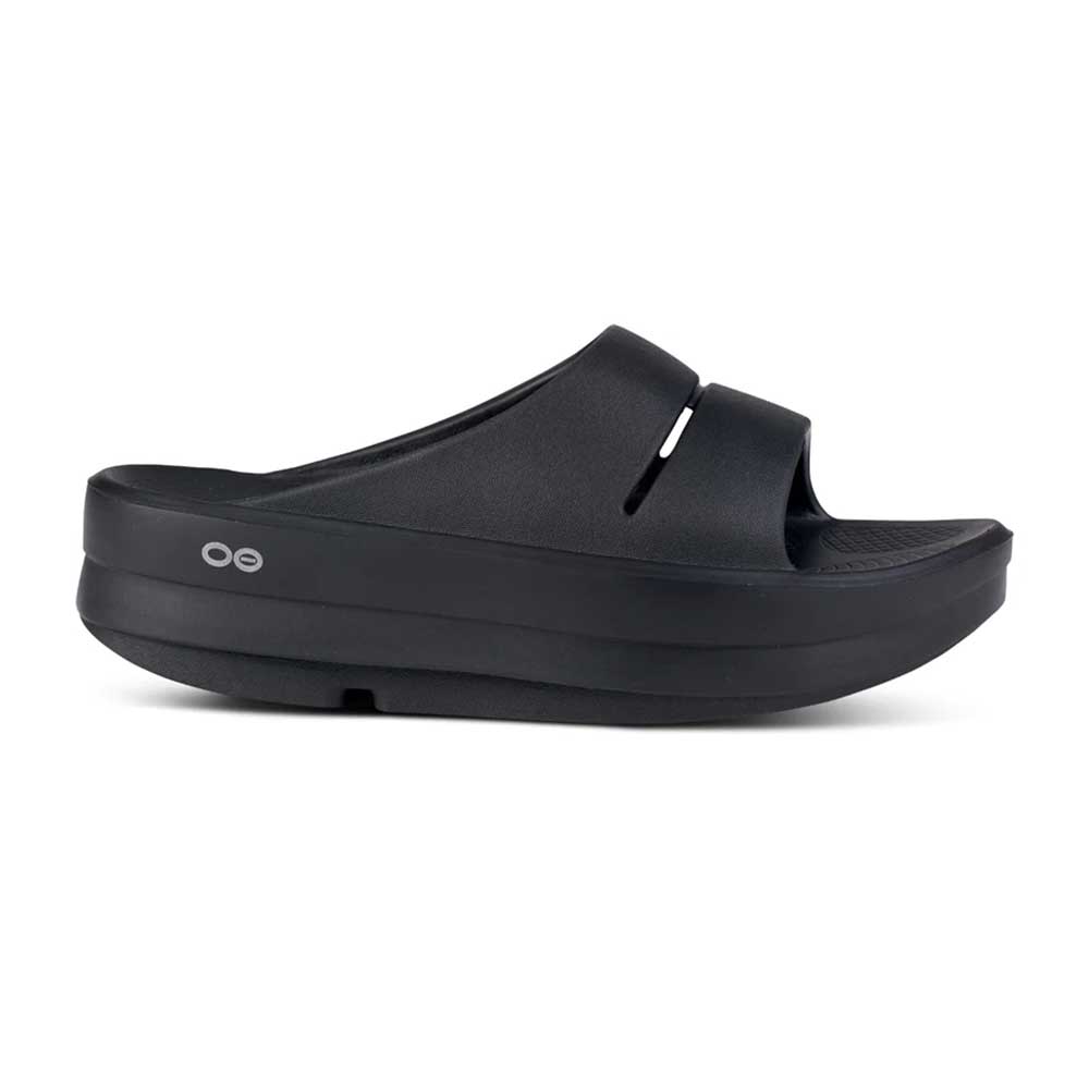 OOfos Women's OOmega OOahh Slide- Black - Regular (B)