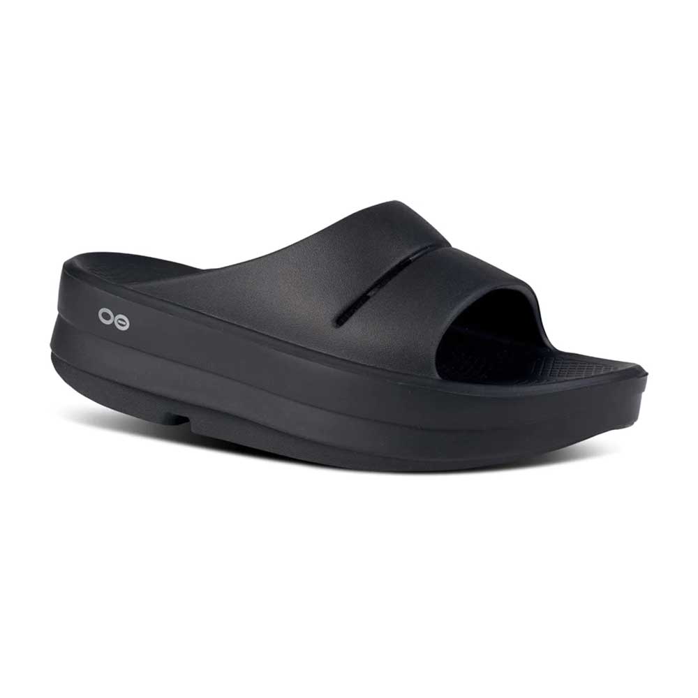 OOfos Women's OOmega OOahh Slide- Black - Regular (B)