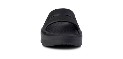 OOfos Women's OOmega OOahh Sandal - Black