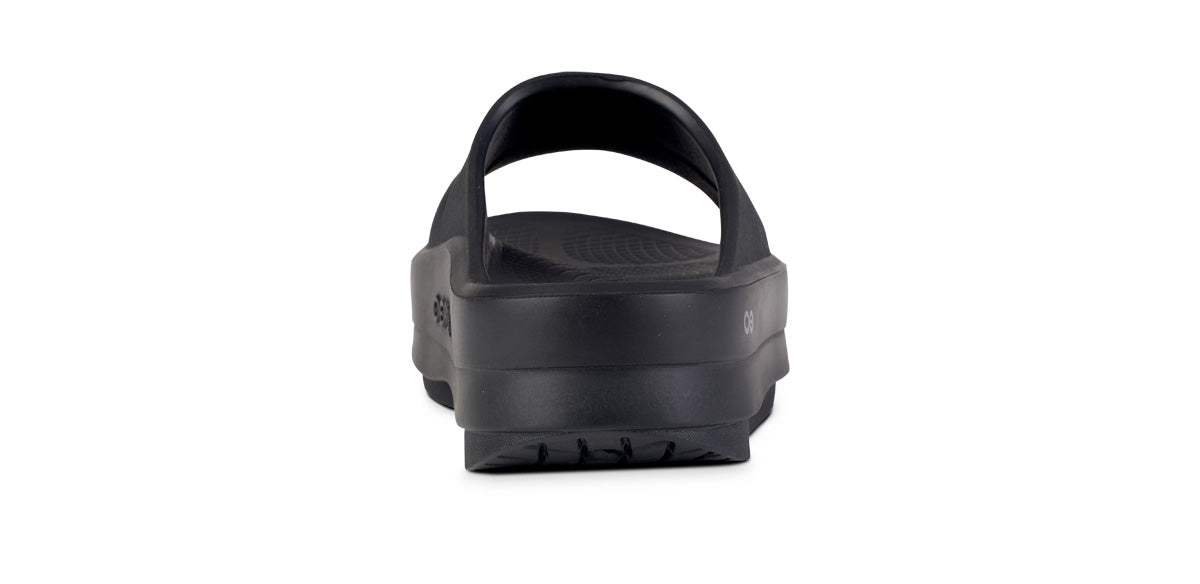 OOfos Women's OOmega OOahh Sandal - Black