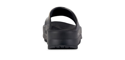 OOfos Women's OOmega OOahh Luxe Sandal - Latte