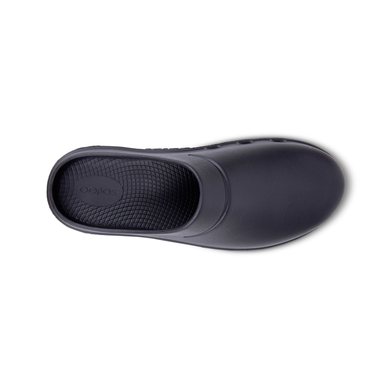 OOfos Unisex OOcloog Shoe - Black - Regular (D)