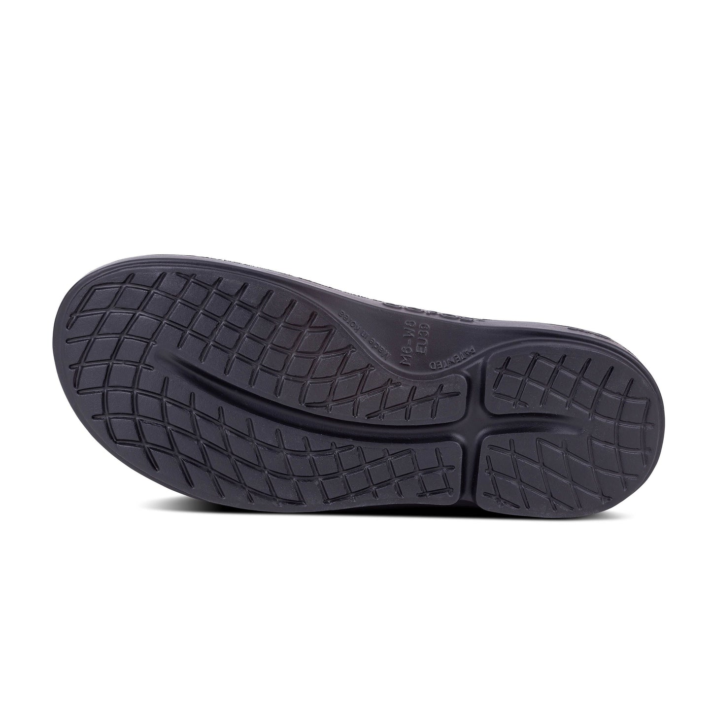OOfos Unisex OOcloog Shoe - Black - Regular (D)