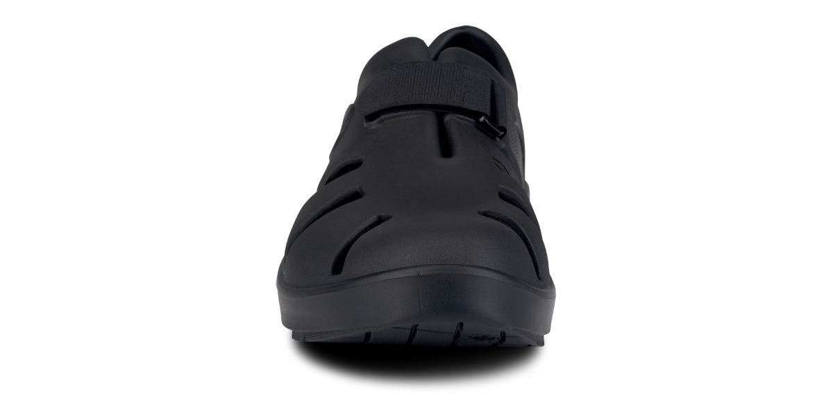 OOfos Women's OOcandoo Sandal - Black