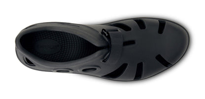 OOfos Men's OOcandoo Sandal - Black