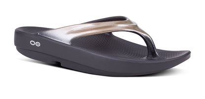 OOfos Women's OOlala Luxe Sandal - Latte