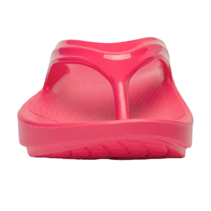 OOfos Women's Oolala Sandal - Neon Berry - Regular (B)