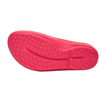 OOfos Women's Oolala Sandal - Neon Berry - Regular (B)