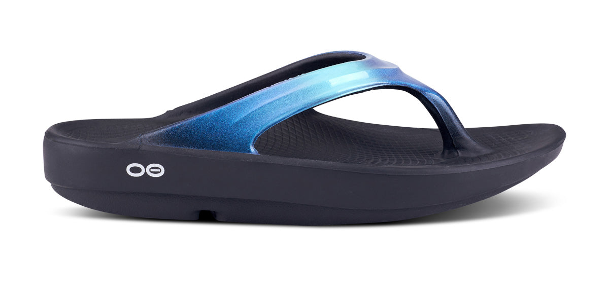 OOfos Women's OOlala Luxe Sandal - Atlantis