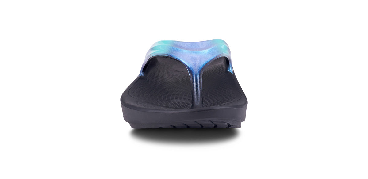 OOfos Women's OOlala Luxe Sandal - Atlantis