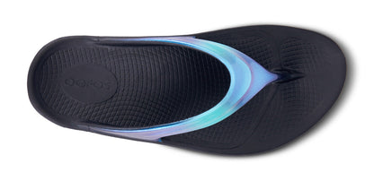 OOfos Women's OOlala Luxe Sandal - Atlantis