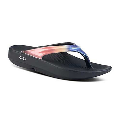 OOfos Women's OOlala Luxe Sandal - Horizon - Regular (B)