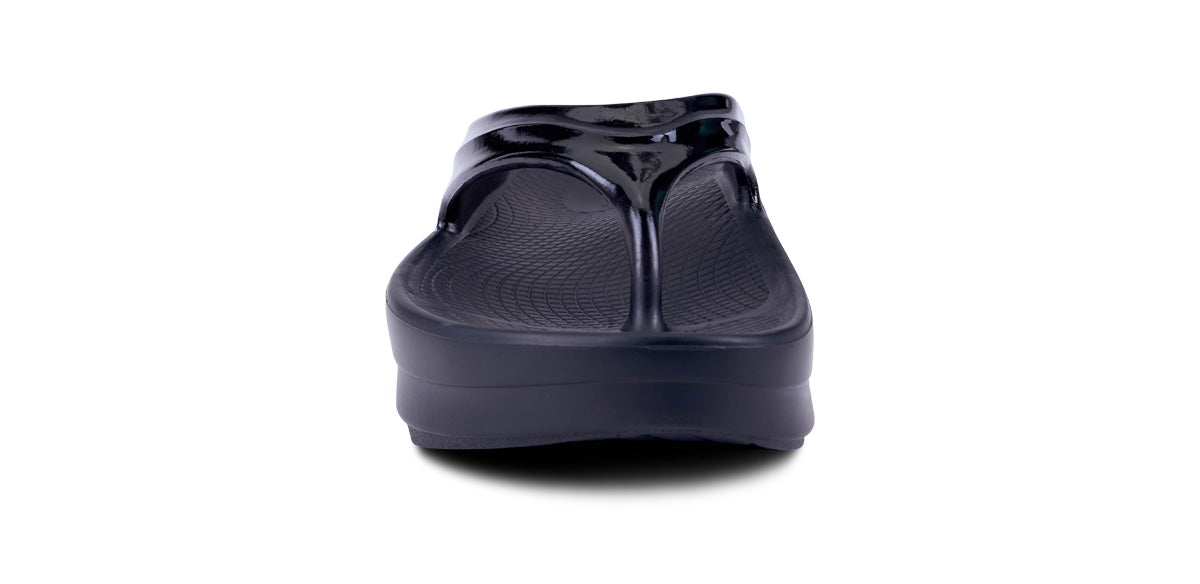 OOfos Women's OOmega OOlala Sandal - Black