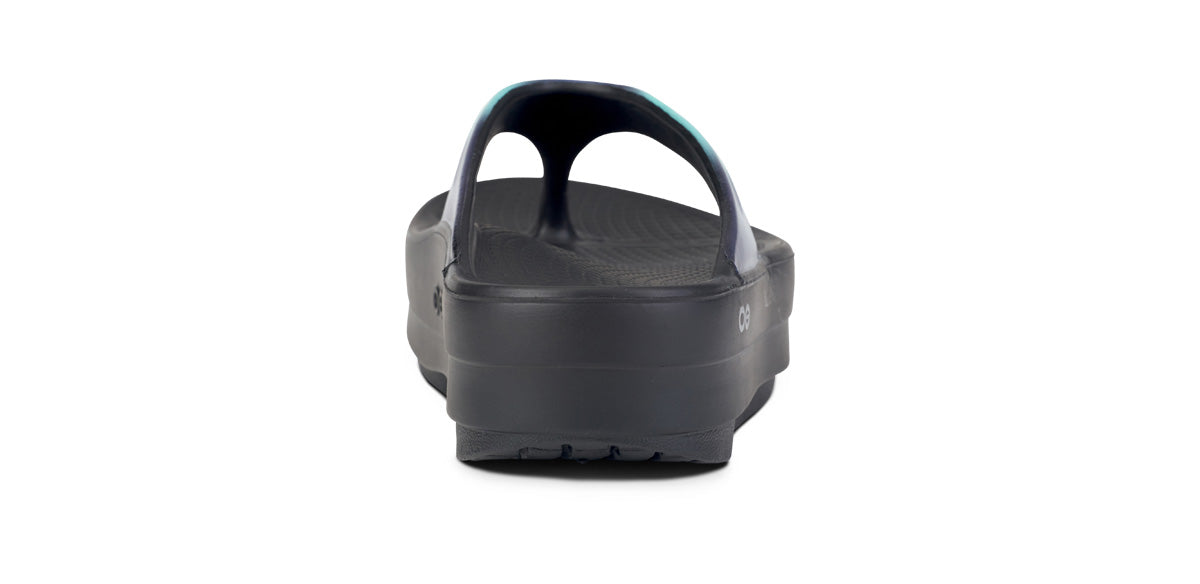 OOfos Women's OOmega OOlala Luxe Sandal - Atlantis