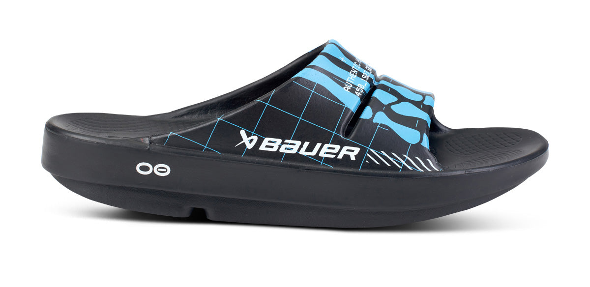  BAUER/OOFOS Women's OOahh Limited Slide Sandal – Bauer Skeleton