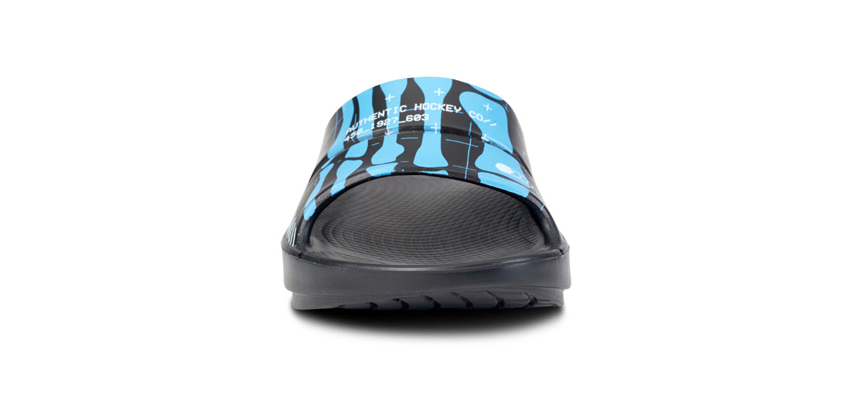  BAUER/OOFOS Men's OOahh Limited Slide Sandal – Bauer Skeleton