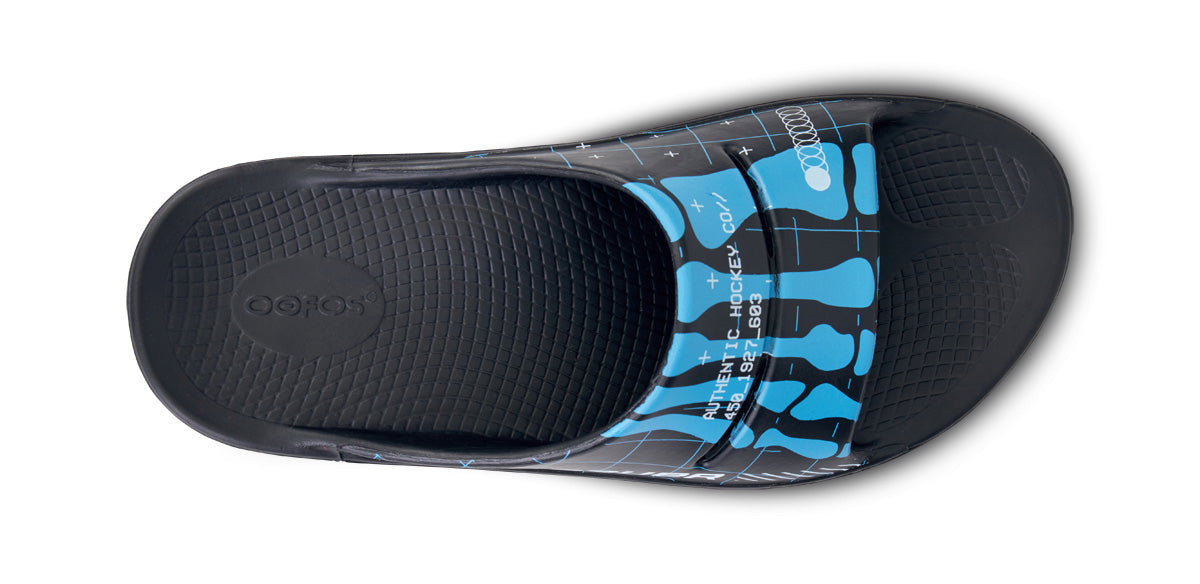  BAUER/OOFOS Women's OOahh Limited Slide Sandal – Bauer Skeleton