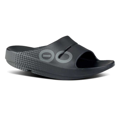 OOfos Ooahh Sport Slide - Matrix Black - Regular (D)