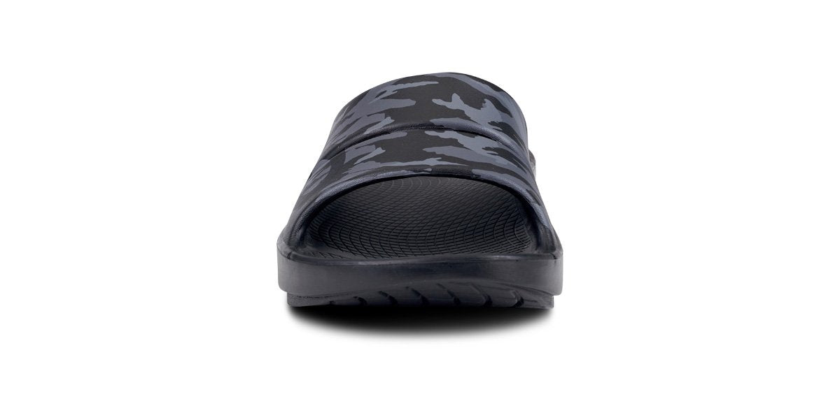 OOfos Women's OOahh Sport Slide Sandal - Black Camo