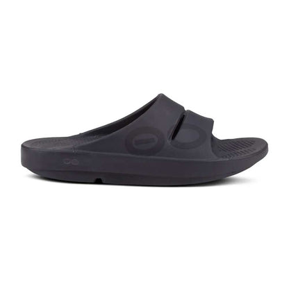 OOfos Unisex OOahh Sport - BLK/BLK - Regular (D)