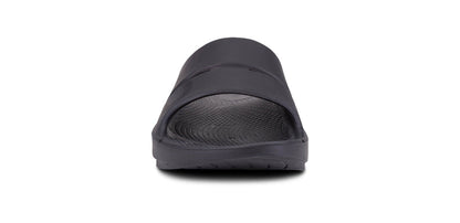 OOfos Men's OOahh Sport Slide Sandal - Black Matte