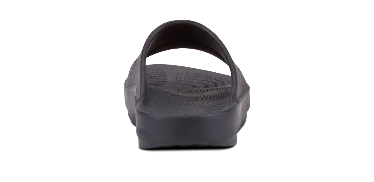 OOfos Men's OOahh Sport Slide Sandal - Black Matte