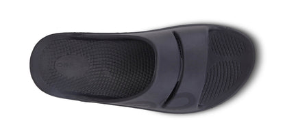 OOfos Men's OOahh Sport Slide Sandal - Black Matte