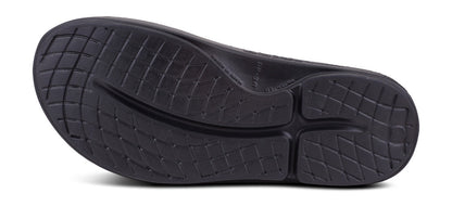 OOfos Men's OOahh Sport Slide Sandal - Black Matte