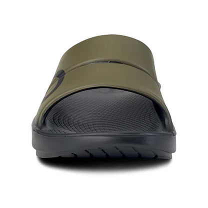 OOfos Men's OOahh Sport Slide - Tactical Green - Regular (D)
