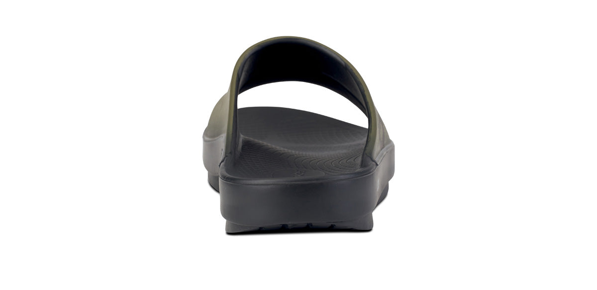 OOfos Women's OOahh Sport Slide Sandal - Tactical Green