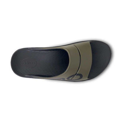 OOfos Men's OOahh Sport Slide - Tactical Green - Regular (D)