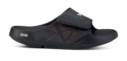 BAUER/OOFOS Women's OOahh Sport Flex Sandal – Black