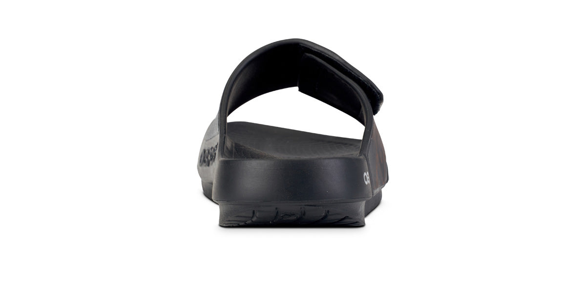  BAUER/OOFOS Men's OOahh Sport Flex Sandal – Black